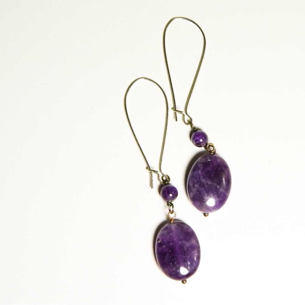 Amethyst Dangle Earrings